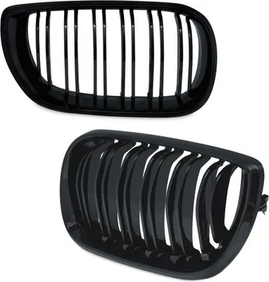 Produktbild von PR Sport Kühlergrill schwarz Doppelsteg passend für BMW E46 Limo Touring 01-05