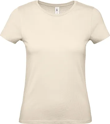 Produktbild von B&C TW02T | Damen T-Shirt / 100 - Farbe: Natural - Größe: XS