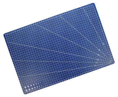 Produktbild von Doppelseitige Schneidematte A3 in Blau, selbstheilend und rutschfest