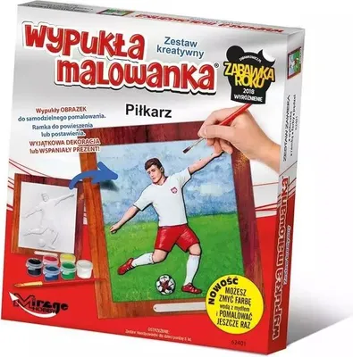Produktbild von Wypukła malowanka sport Piłkarz