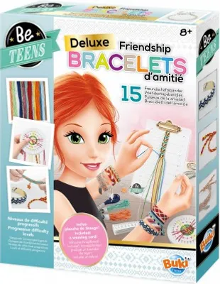 Image de Buki bracelets d'amitié deluxe kit de bricolage enfants coton