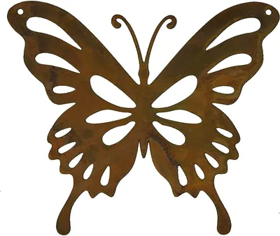 Produktbild von Rostikal Hängedeko Fenster 14 x 12 cm Deko Schmetterling Vintage Deko Frühjahr Rost Deko