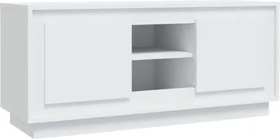 Produktbild von vidaXL TV-Schrank Weiß 102x35x45 cm Holzwerkstoff