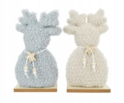 Imagen del producto de Figura decorativa de ciervo para Navidad, 28 cm