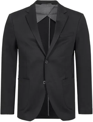 Produktbild von HECHTER Paris CASUAL Herren-Jerseysakko Modern-Fit Schwarz 62