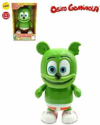 Obrázek produktu pro Famosa Dancing Robo Rubber Bear Green Green Jedna velikost