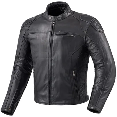 Zdjęcie produktu dla Skórzana kurtka motocyklowa MUGENRACE Sakliot, czarna, XL