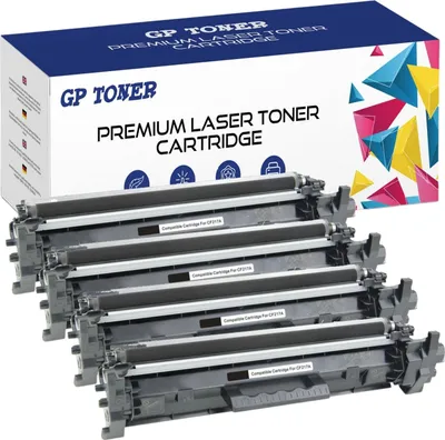 Obrázok produktu pre 4x Kompatibilný pre HP CF217A 17A LaserJet Pro M102a M102w M130fn M130fw M132snw Čierny