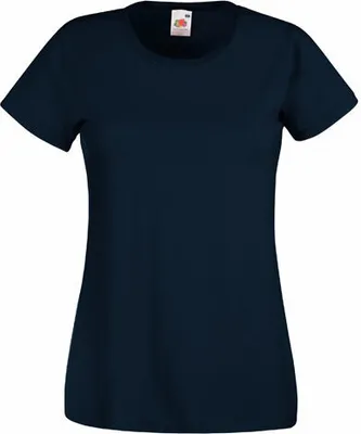 Produktbild von Fruit of the Loom - Lady-Fit Valueweight T - Deep Navy - M