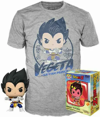Zdjęcie produktu dla Figurka Funko Pop! Dragon Ball Z - Vegeta w zestawie z koszulką premium