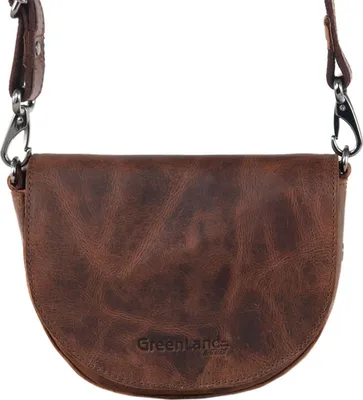 Produktbild von GreenLand Nature Leder Umhängetasche Gürteltasche Montana Crossbody Bag Brown braun