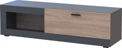 Obrázok produktu pre nabbi TV stolík Dolin TV-B1 - grafit / dub sonoma