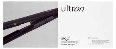 Image de Ultron Enyi Ionic Straightener 1 Matt Black - lisseur ionique