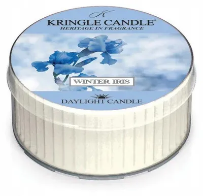 Image de Kringle Candle Winter Iris Bougie Parfum Floral Hivernal
