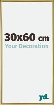 A blank frame with text indicating size and branding.