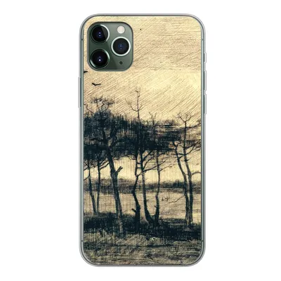 Produktbild von MuchoWow® Handyhülle Schutzhülle Hülle für iPhone 11 Pro Max Kiefern im Sumpf - Vincent van Gogh Silikon Softcase Handy Hülle - Schutz