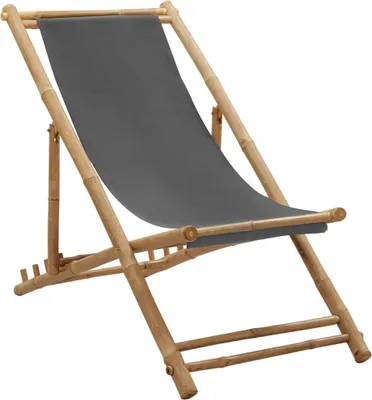 Zdjęcie produktu dla VidaXL 313018, Taras, Obite siedzisko, Bambusowy, Poliester, 600 mm, 1230 mm, 930 mm
