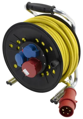 Produktbild von Dönges Leitungsroller Feuerwehr, nach ÖBFV, 230 V/400 V, 16 A (ÖBFV)