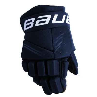 A single hockey glove is shown against a white background.