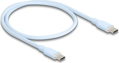 Zdjęcie produktu dla DeLOCK 81233, 0,5 m, USB C, USB C, USB 2.0, 0,48 Gbit/s, Niebieski