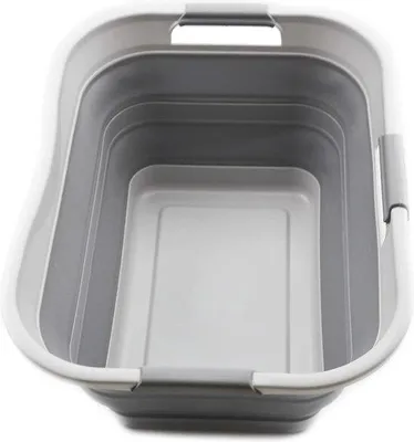 Produktbild von 30L Faltable Plastikwaschzuber Grau