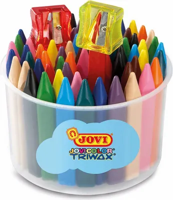 Immagine prodotto di JOVI 973/72 JOVI Jumbo Easy Grip Dose Wachsmalstifte farbsortiert, 72 St.