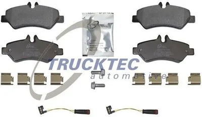 Produktbild von TRUCKTEC AUTOMOTIVE Bremsbeläge Satz Hinten Bremsklötze passend für MERCEDES-BENZ SPRINTER 3,5-t Kasten (906) 02.35.195
