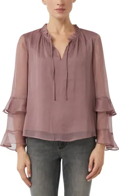 Produktbild von COMMA Chiffonbluse Langarm mit Volants