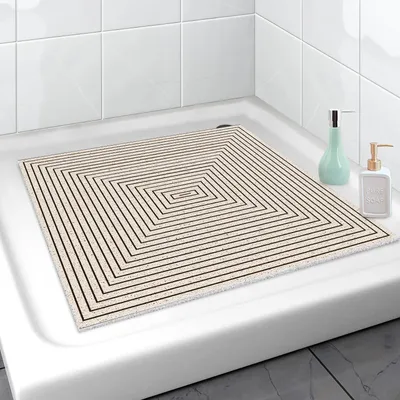 Obrázek produktu pro Protiskuzová podložka do sprchy, rozměr 60x60 cm, PVC, masážní, měkká, rychle schnoucí