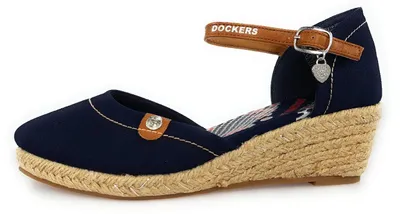 Immagine prodotto di Dockers, sandali bassi blu da donna, marca Gerli, ideali per il tempo libero