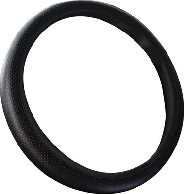 Obrázek produktu pro Kryt volantu automobilu o průměru 38 cm Univerzální kožený chránič pro úpravu černé barvy