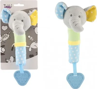 Obrázek produktu pro TEDDIES Pískací plyšový Slon s kousátkem
