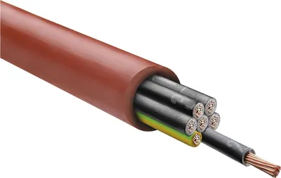 Produktbild von HELU KABEL SiHF 7G1,5mm² Silikonleitung AD 10,4mm Nennspannung Uo/U 300V/500V - 1 Meter