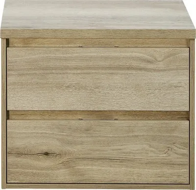 Produktbild von Sanox Waschtischunterschrank Porto BxHxT 70,2 x 58 x 50 cm mit Waschtischplatte Eiche natur