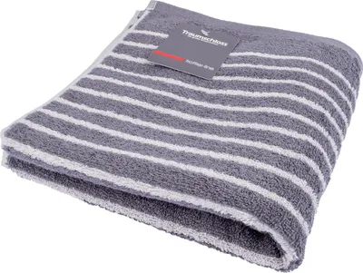 Produktbild von Traumschloss Frottier-Line Stripes Handtuch 50 x 100 cm hellgrau 100% Baumwolle, absolut hautsympathisch