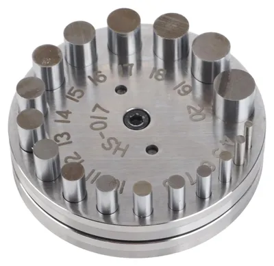 Rundstanzenset für Schmuck, 17 Matrizen, 4–20 mm, Stahl