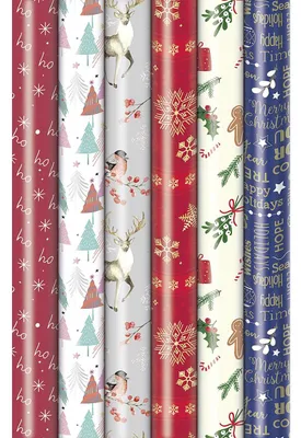 Zdjęcie produktu dla ZOEWIE Geschenkpapier Präsenta Weihnachten 50 Stück Verkaufseinheit 94261 4058653100550