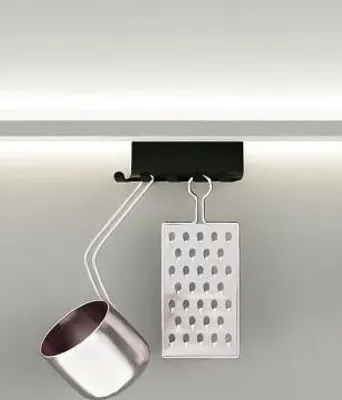 Obrázek produktu pro Naber 8041228 transFORM háková lišta pro zábradlí, černá matná