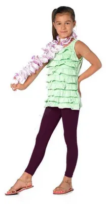 Produktbild von Mädchen Kinder Leggings in 23 Farben Baumwolle; Pflaume 92