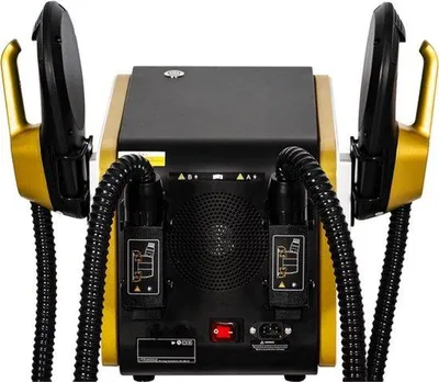Imagen del producto de Máquina de modelado corporal con 2 cabezales de tratamiento y una potencia de 6500W, diseñada para la estimulación muscular y la reducción de grasa