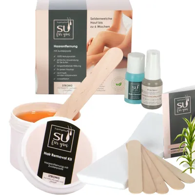 Produktbild von Sugaring4You Haarentfernungsset mit Zuckerpaste für Zuhause | SC Cosmetics