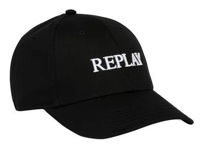Produktbild von REPLAY Cap Black / White schwarz