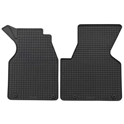 Produktbild von für VW T4 ab 1990-04/2003 vorne Passform PETEX Gummimatten 2-teilig schwarz Allwettermatten Gummifußmatten