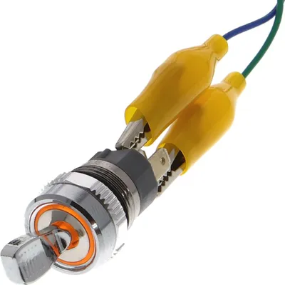 Produktbild von Rockerswitch Kippschalter LED beleuchtet diverse Farben Farbe: Gelb-Orange