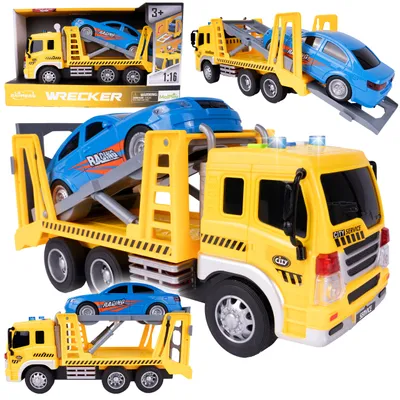 Produktbild von Malplay Auto LKW Pannenhilfe Spielzeug Truck Lift realistisch Licht Ton ab 3 Jahren Geschenk