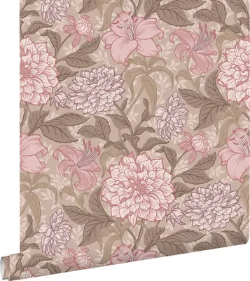 Obrázok produktu pre ESTAhome tapeta kvetinový vzor svetlo fialová 50 x 900 cm