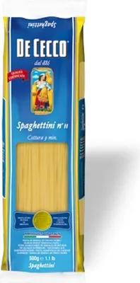 Produktbild von 5x Pasta De Cecco 100% Italienisch Spaghettini n. 11 Nudeln 500g