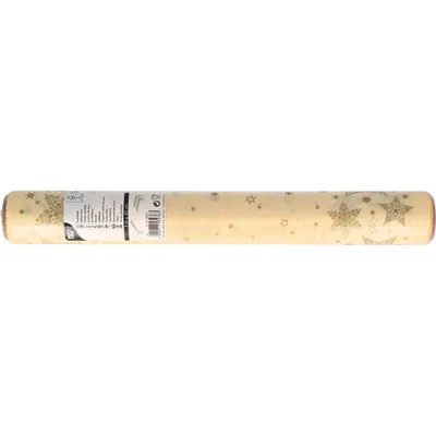 Obrázok produktu pre PAPSTAR 88667 PAPSTAR Tischläufer Christmas Shine 88667 creme 40,0 cm x 3,0 m
