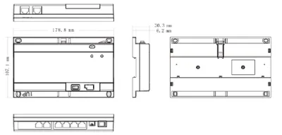 Produktbild von Dahua Technology VTNS1060A, Schaltfeld, Grau, Dahua Technology, -10 - 55 °C, 107,1 mm, 178,8 mm