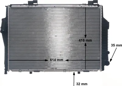 Produktbild von MAHLE CR 307 000S Kühler Wasserkühler Motorkühler passend für MERCEDES-BENZ C-Klasse Limousine (W202) SLK (R170) CLK (C208) CLK Cabriolet (A208)